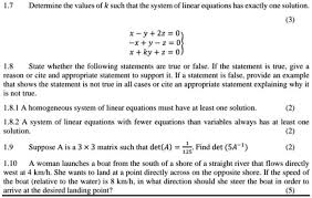 Linear Equations