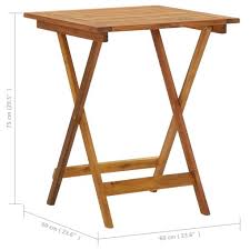 Solid Acacia Wood Folding Garden Table