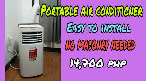 Portable air conditioner fan, personal air conditioner mini air cooler desk fan with remote controller, 3 speeds, timer, handle, quiet air circulator humidifier misting fan for home, office, bedroom 4.0 out of 5 stars 196. Hanabishi Portable Air Conditioner Sobrang Lamig Youtube