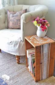 decorate with vine wooden crates
