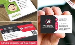 Unique Business Card Templates Free Blank Psd Download