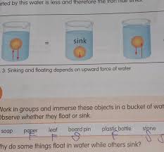 sinking and floating depends