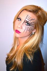 spiderweb halloween makeup tutorial