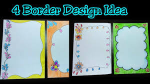 4 border design border design making