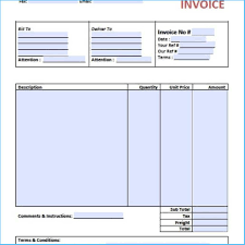 Interesting Basic Invoice Template Pdf To Create Your Own