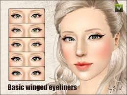 basic winged eyeliner set
