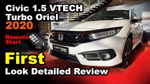 4 cylinder, 16 valve, dohc vtec turbo. Honda Civic 1 5 Vtec Turbo Oriel 2020 Launched In Pakistan Detailed Review Price In Hindi Urdu Youtube