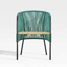 Verro Green Outdoor Patio Dining Chair