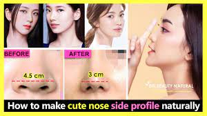 how to make a cute nose side profile