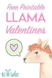 Valentine's day coloring pages you can download for free, from sweet pictures for preschoolers to intricate doodles for adults to color in. Free Printable Llama Valentines Tikkido Com