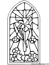 Book of 20 unique stained glass religious cross patterns. Religious Easter Stained Glass Coloring Pages