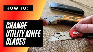 how to change utility knife blades