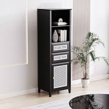 Black Tall Cabinets For