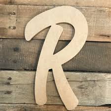 Wood Letters Paintable Wall Art