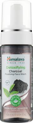 detox face cleansing foam with charcoal