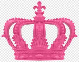 pink carved crown room sticker png