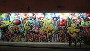 Kenny Scharf Artist Mural On The
