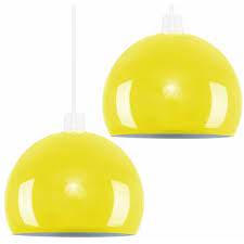 Yellow Arco Ceiling Pendant Light Shades