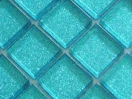 Glitter Blue Glass Mosaic Tiles X28