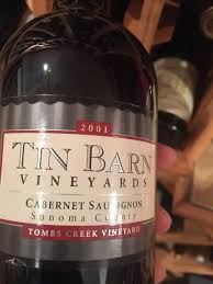 Check out our tin barn selection for the very best in unique or custom, handmade pieces from our tins shops. 2001 Tin Barn Vineyards Cabernet Sauvignon Usa California Sonoma County Sonoma Valley Cellartracker
