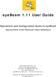 eyebeam 1 11 user guide pdf free