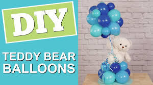 diy teddy bear balloons baby shower