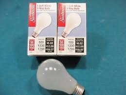 Sunbeam 3 Way Light Bulb 50 100 150 W Watt A21 Bulb 2 Bulb Value Pack 629312140336 Ebay