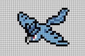 Retrouvez tous nos modèles de dessin pixel art : Pokemon Anime Pixel Art Grid Novocom Top