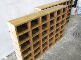 1700166 wooden open pigeon hole storage