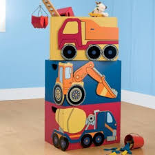 How neat that you can build multiple things, from a tunnel to. Construction Vehicle Stackable Storage Bins Kids Decorating Ideas Big Boy Bedrooms Art Wall Kids Truck Room