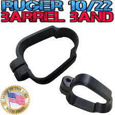 ruger black polymer barrel band for 10