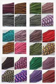 Us 4 9 Free Buckles New 172 Colors Paracord 550 Paracord Polyester Parachute Cord Lanyard Rope 7 Strand 100 Ft Per Color Per Bundle In Paracord From