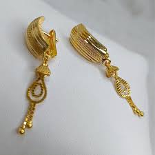 tops bali 22 carat gold earrings