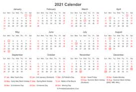 Free printable 2021 calendar in word format. Printable Calendar 2021 Yearly Monthly Weekly Planner Template