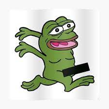 PepeTheFrog smiling Naked streaking memes with censored zone memes war rare  pepe frog anime HD HIGH QUALITY ONLINE STORE