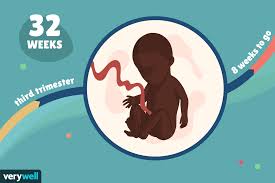32 weeks pregnant baby development