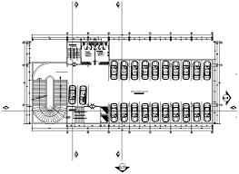 Basement Parking Plan In Dwg File Which