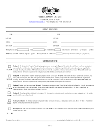 Free Sample Wedding Contracts