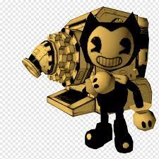 Bendy is a cartoon character who is also the overarching main antagonist in the bendy series as his monster form, referred to as ink bendy. Bendy And The Ink Machine Nintendo 64 Themeatly Games Ltd Digital Art Toys R Us Sign Game Nintendo Bendy And The Ink Machine Png Pngwing