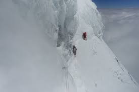 If the wind drops, they're ready to risk a very long ascent and even try for the summit. K2 Lisa Thompson
