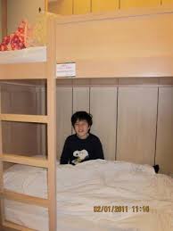 the bunk bed in the dorm picture of