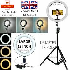 30cm led ring light with 1 6m stand for