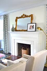 fireplace mirror contemporary