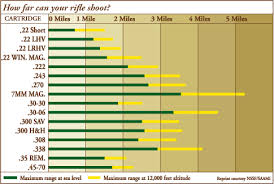 Cogent Caliber Range Chart Rifle Caliber From Smallest To