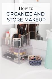 makeup organization ideas how to