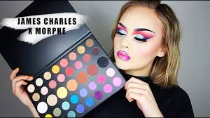 drag makeup using the james charles x