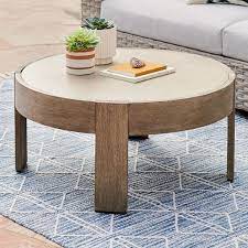Portside Outdoor Round Coffee Table 34