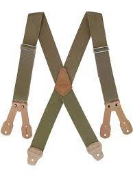 Size one size Men's Big & Tall Non-Elasticized Button End Work Suspenders - Walmart.com