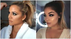 khloe kardashian inspired makeup look