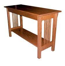 Mission Style Furniture Oak Console Table